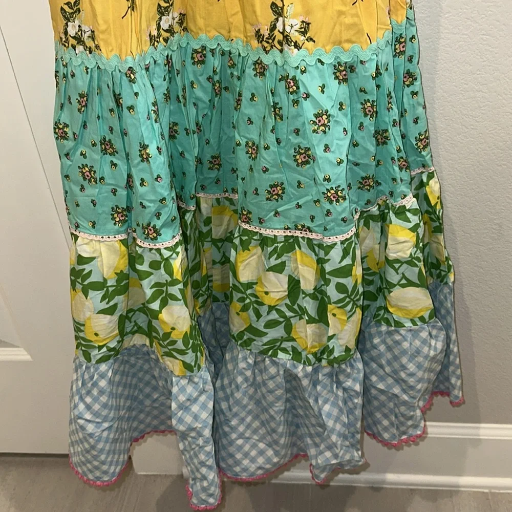 New Matilda Jane Brand Sweet Treat Maxi Dress Girls Teen Size 12 Floral Flower - Picture 11 of 15